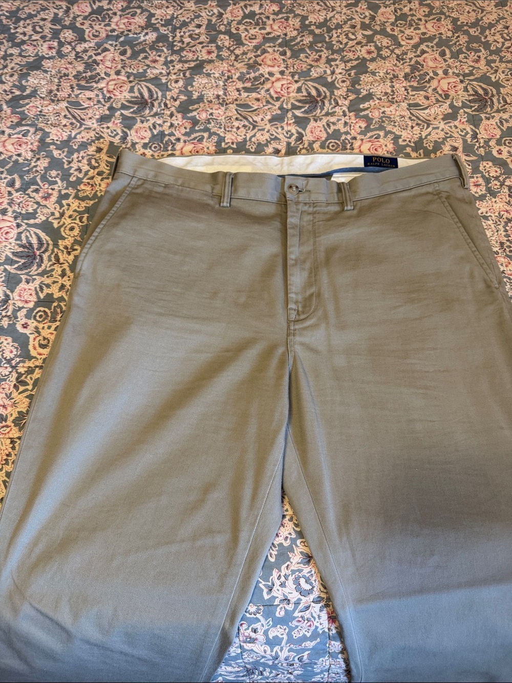 Polo by Ralph Lauren Khaki Men’s Cotton Chinos/38 x 30/EXCELLENT CONDITION! - Picture 7 of 9